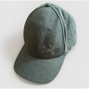 Arc'teryx Wool Blend Ball Cap Green Grey Size L / XL